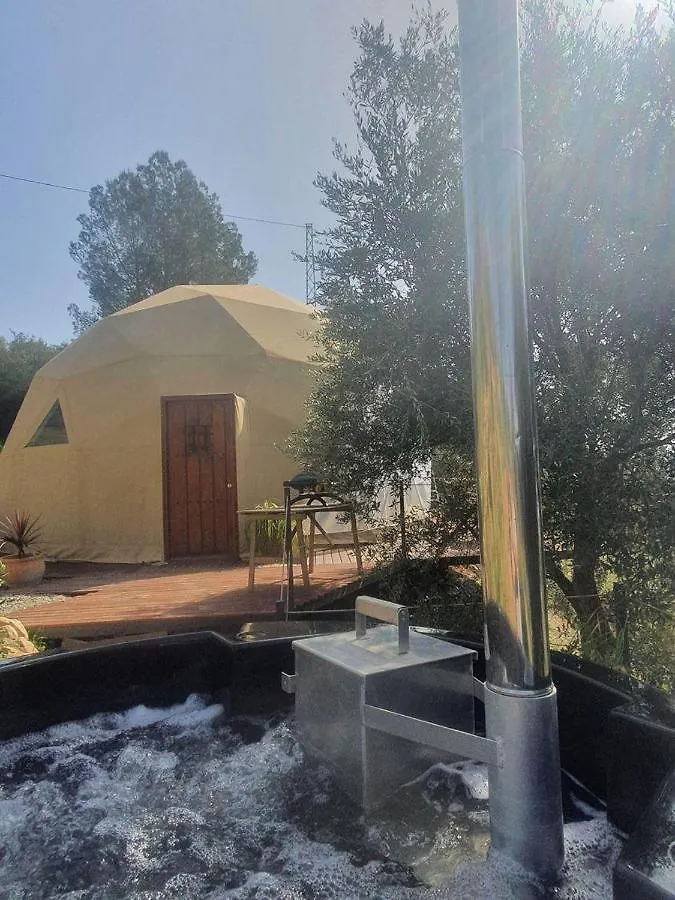 Glamping Geodesic Dome In Secluded Eco Retreat Hotel Alozaina Spain