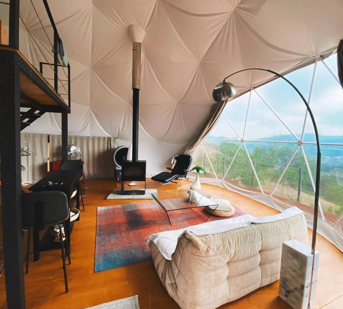 Hotel Glamping Geodesic Dome In Secluded Eco Retreat Alozaina
